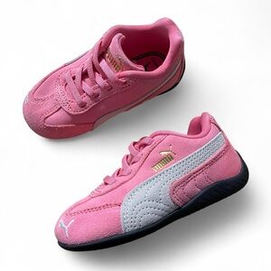 Puma Speedcat OG Sneakers — Pink Suede, Toddler 7C